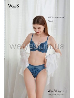 Комплект A8209D бюстгальтер суперпушап + трусы